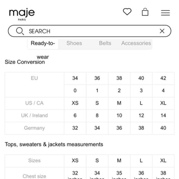 Maje Swirling Dot Lipone Smocked Blouse size 1 - Picture 13 of 13